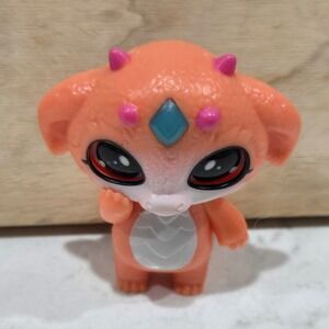 Magic Mixies Mixlings Orange Peach Dragon Figure Blue Gem Collectible Toy